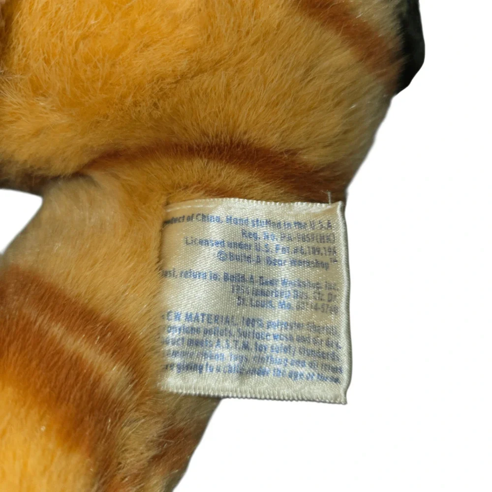Build A Bear‎ Workshop Orange Tabby Cat Plush Camo Shirt 16 Inch